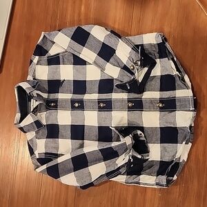 Tommy Bahama Boys Plaid Button-down size 5/6